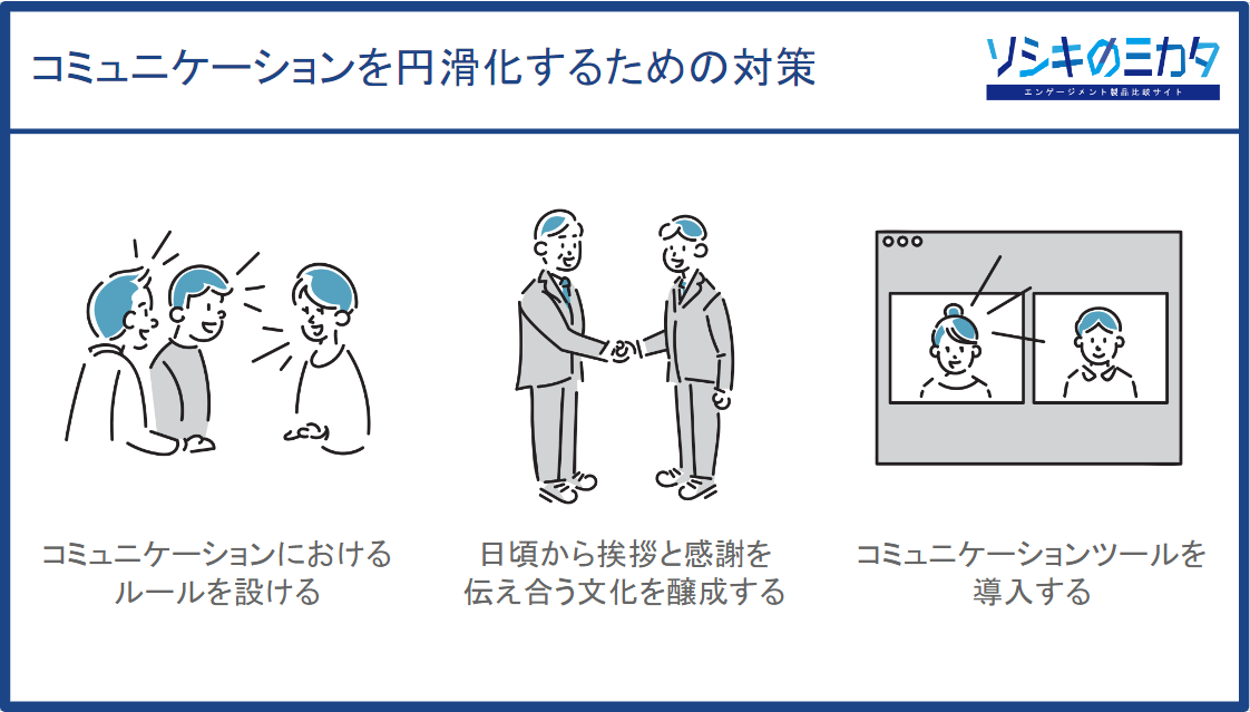 コミュニケーションを円滑化するための対策